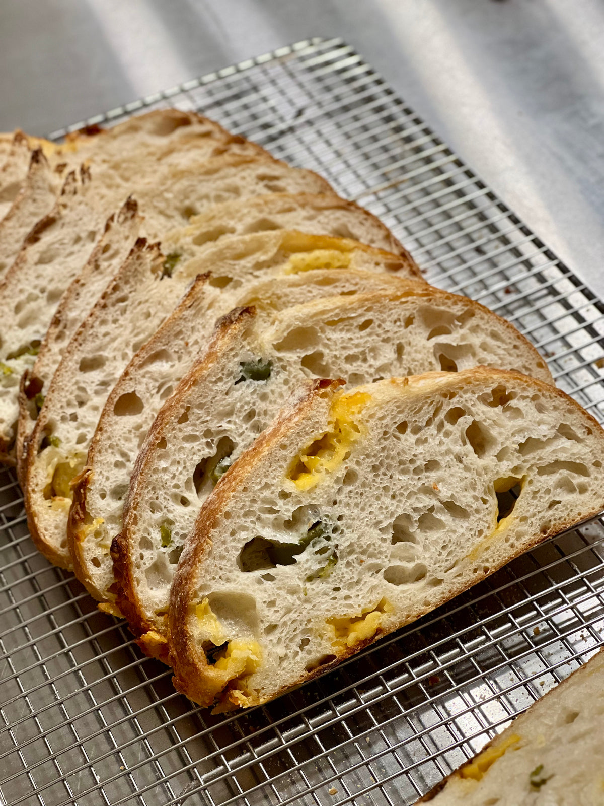 Cheddar Jalapeño Sourdough Bread